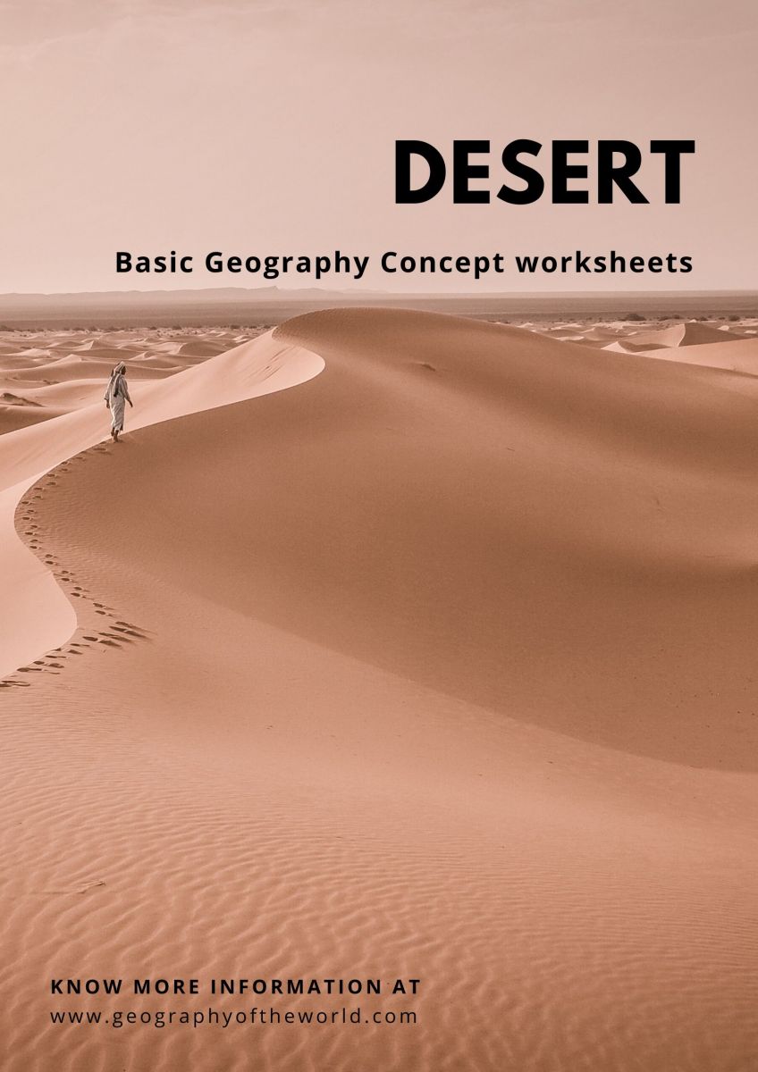 Desert worksheets geography questions and answers printables pdf