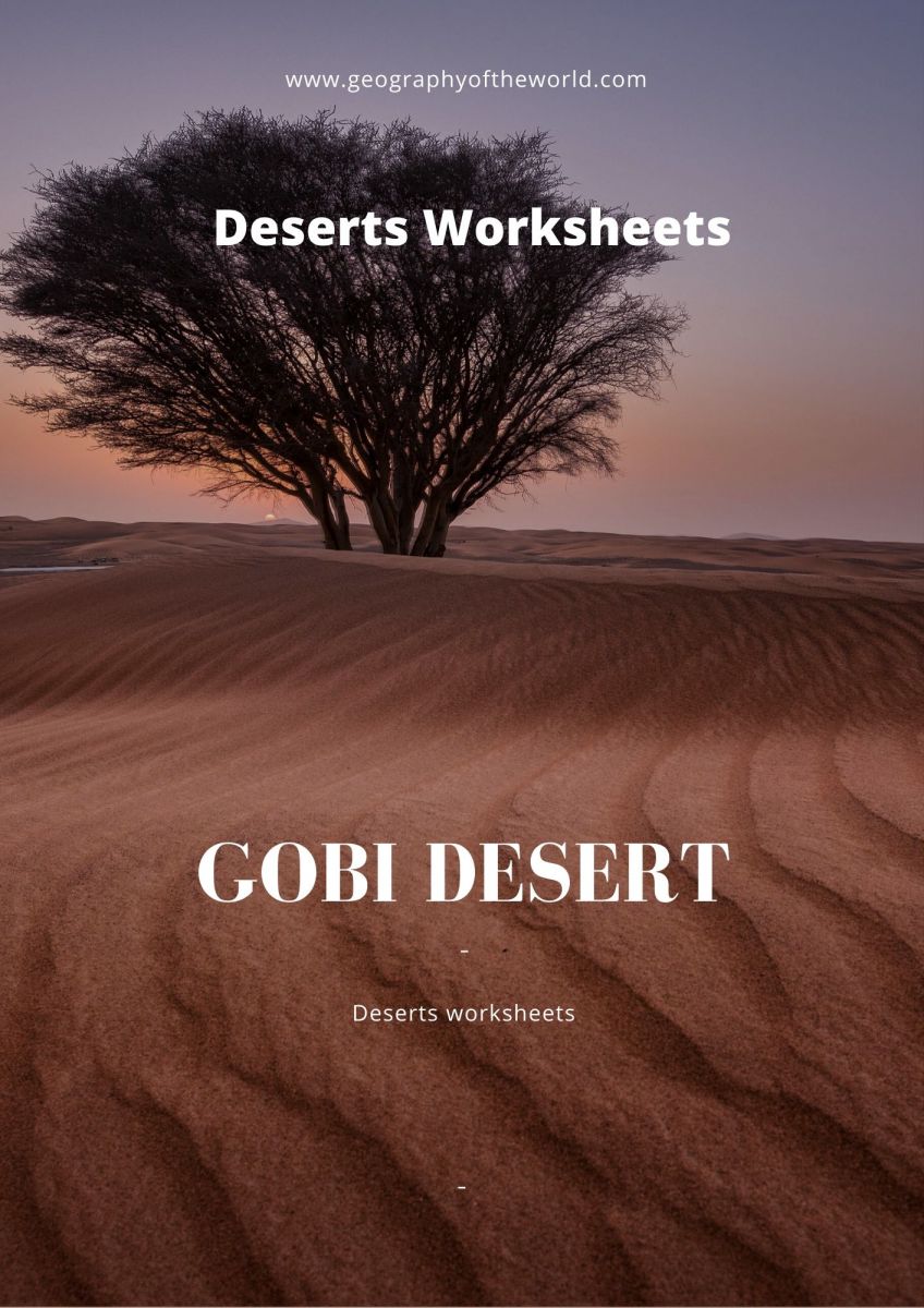 Gobi Desert geography answers worksheet 