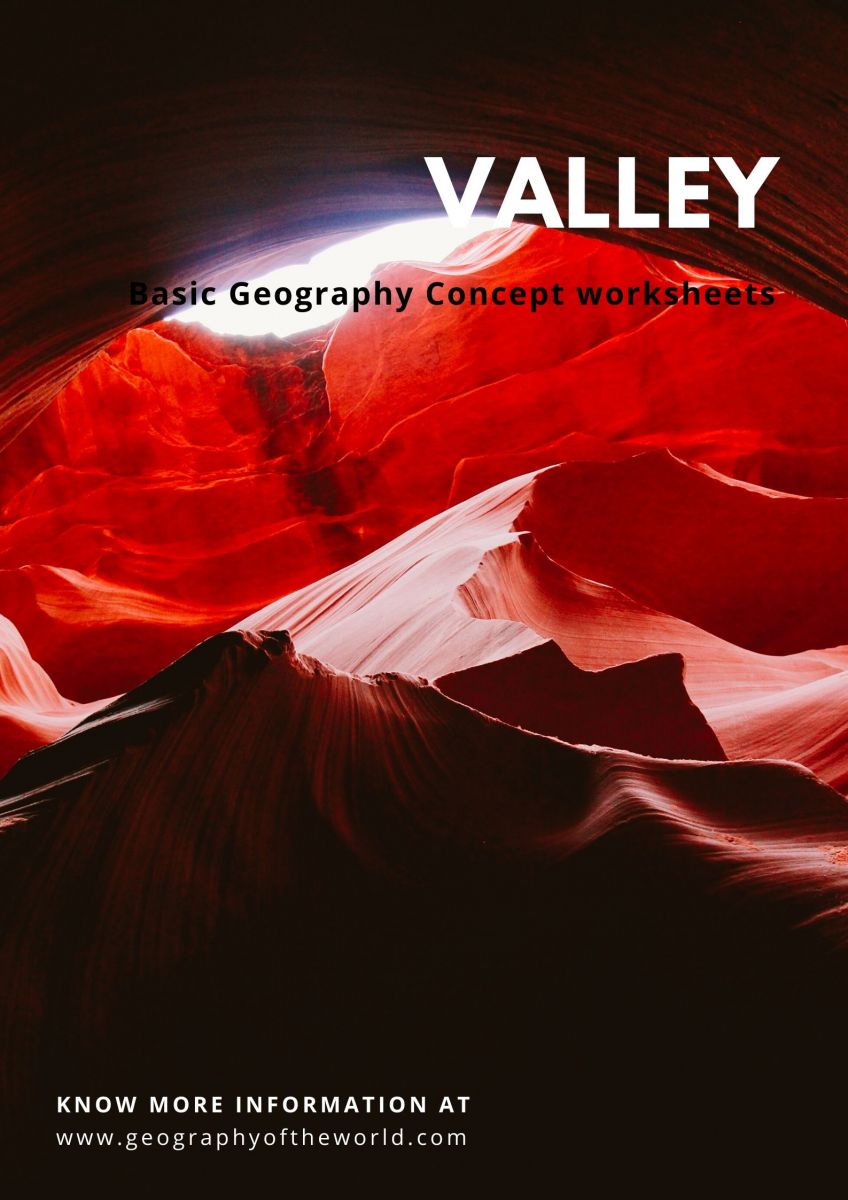 What is a valley in Geography- worksheet answers pdf
