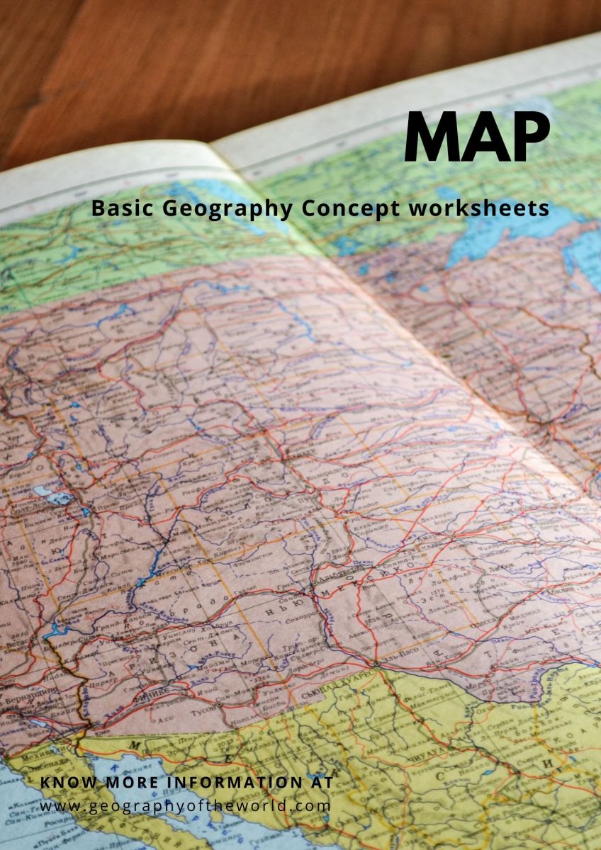 free World map geography worksheet answer printable pdf